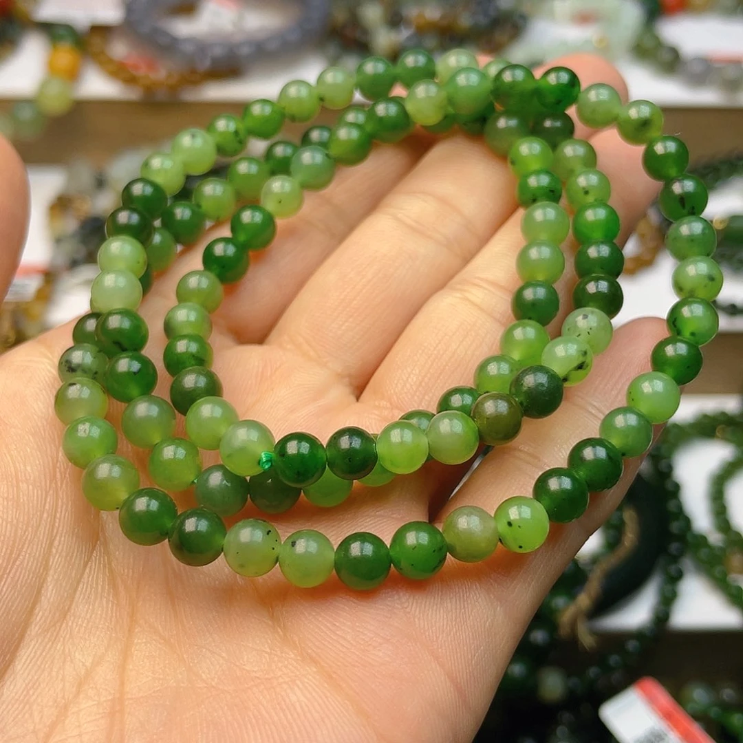 和田玉手串卡6未镶嵌