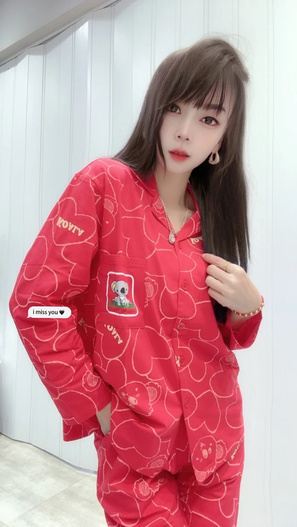 娜姐家巧伶儿过年喜庆定制外穿舒服的家居套装2504