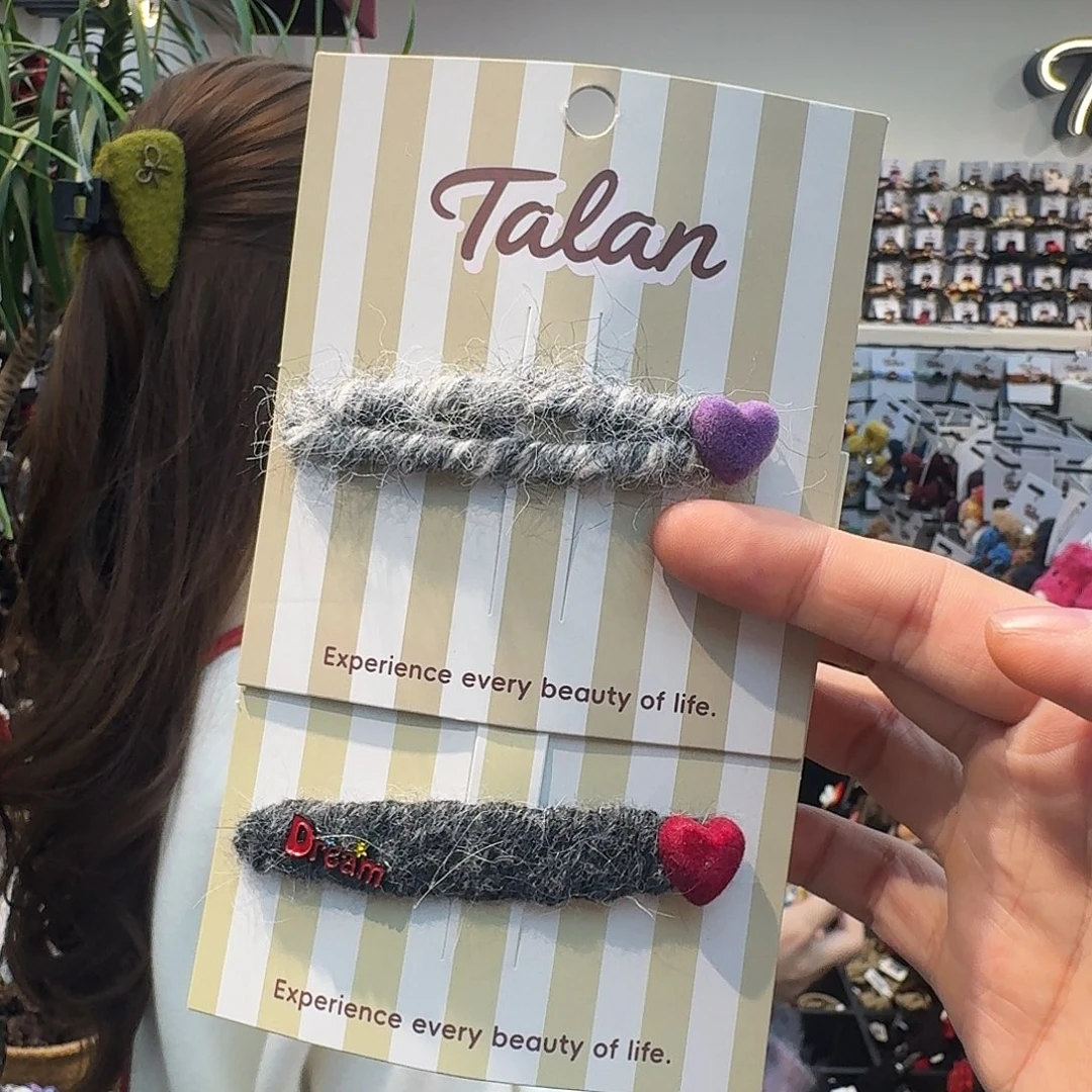 ****主布艺非金属两件拜拜夹