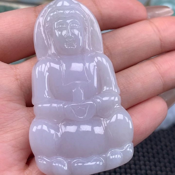 颈饰未镶嵌翡翠玉观音吊坠