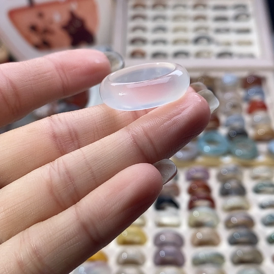 玛瑙/玉髓未镶嵌戒指A 72不退换港21