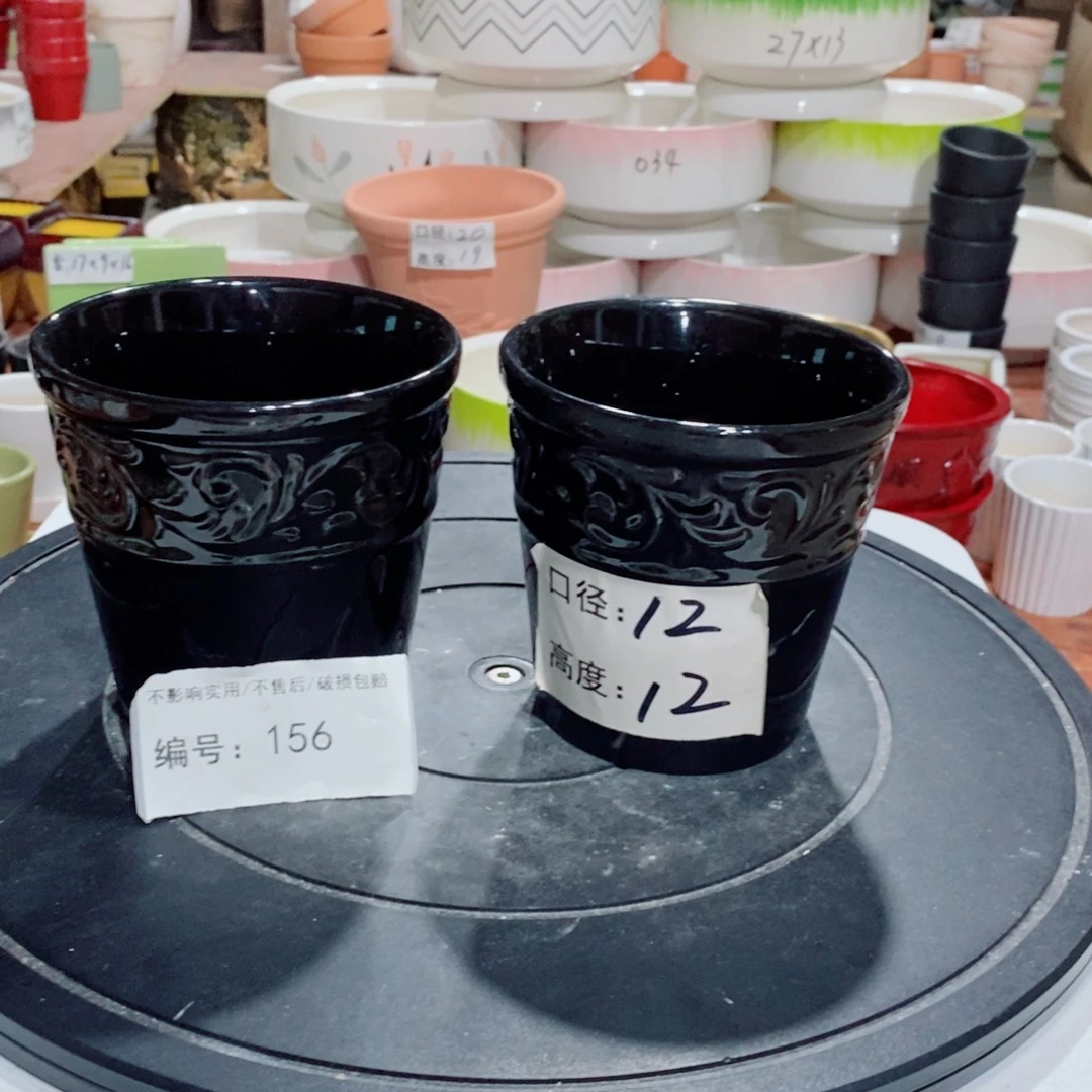 微瑕花盆-156-口12×12-2个