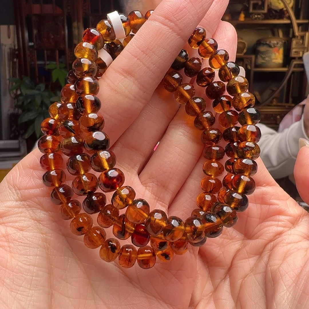 琥珀未镶嵌裸石抚顺琥珀10220七多样性发其一