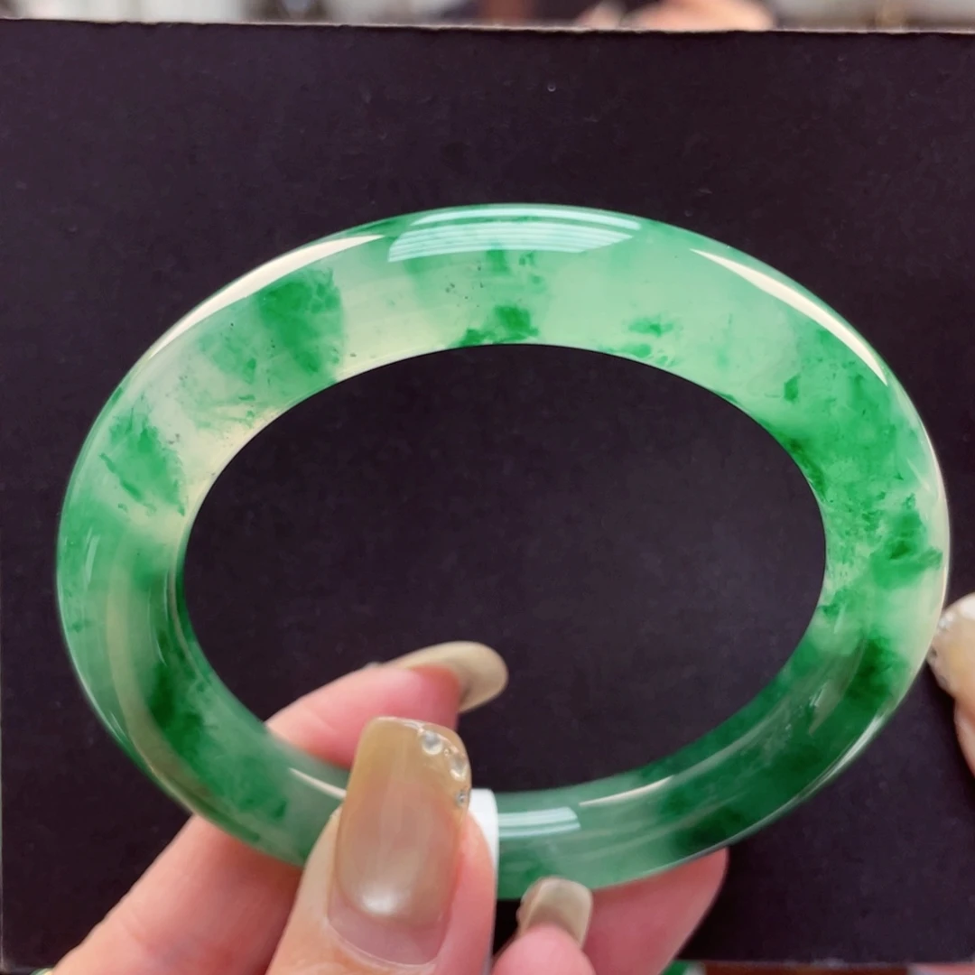 石英质玉未镶嵌手镯55-56