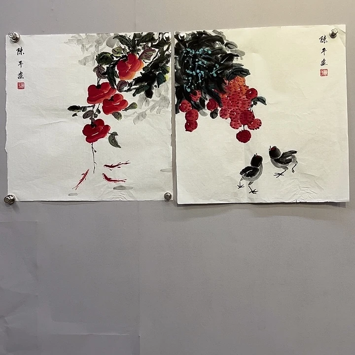国画精品手绘作品