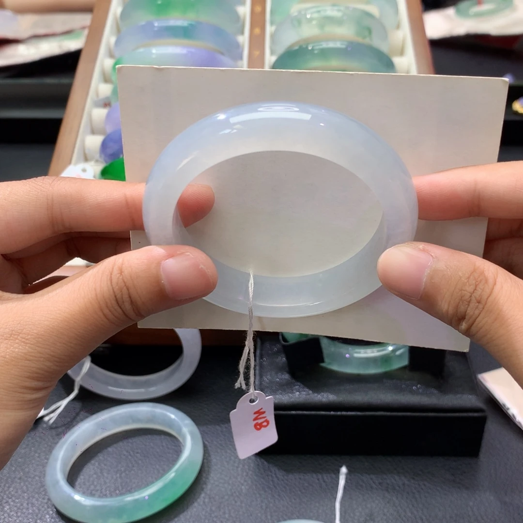 未镶嵌手镯翡翠正圈