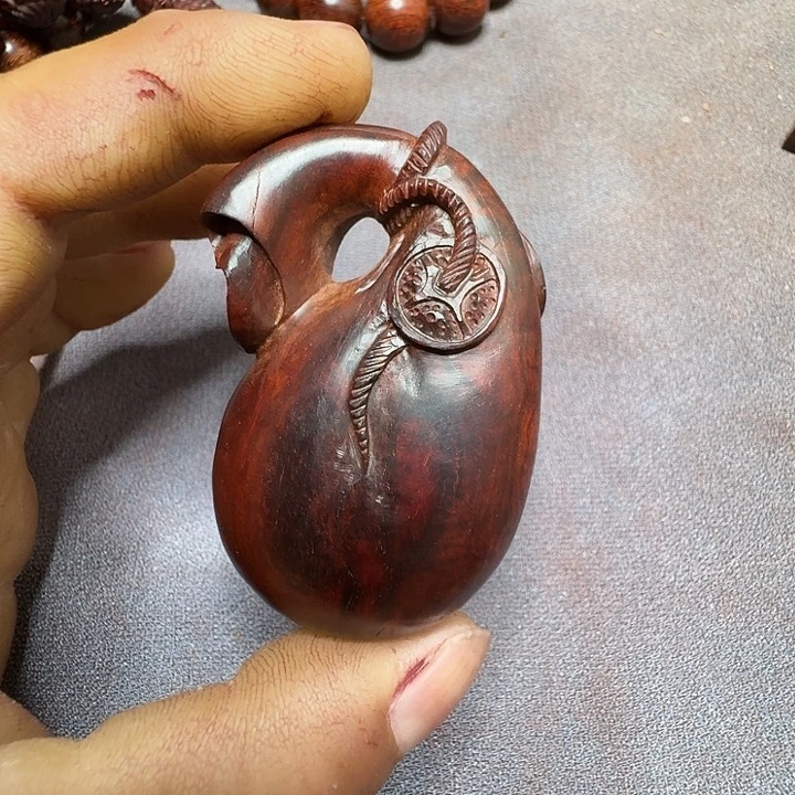 檀香紫檀（小叶紫檀）印度小叶紫手把件无科技瑕疵福利