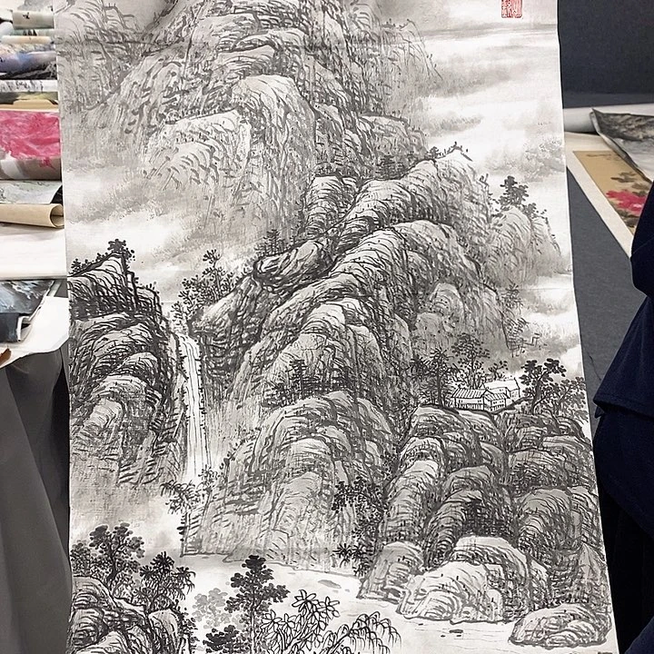 国画国画作品手绘