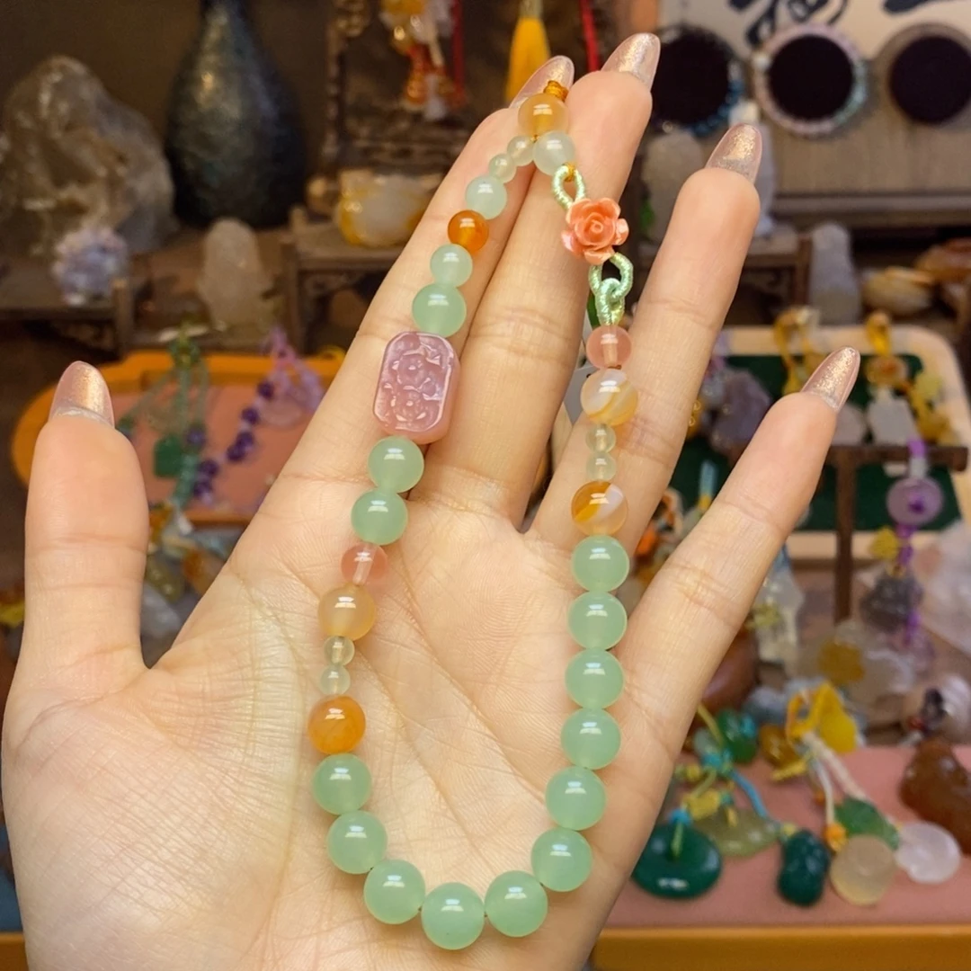 玛瑙/玉髓未镶嵌车挂挂件