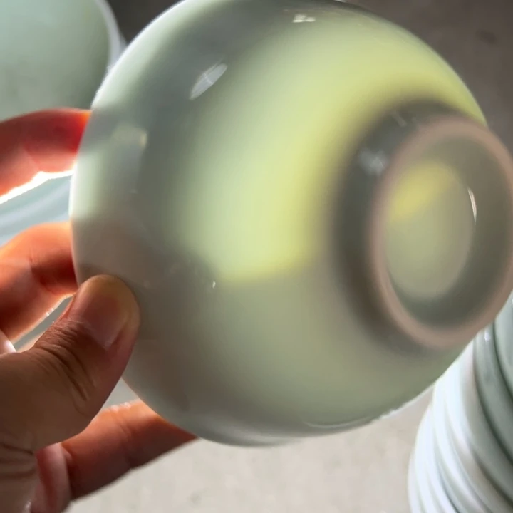 五寸青釉饭碗10个