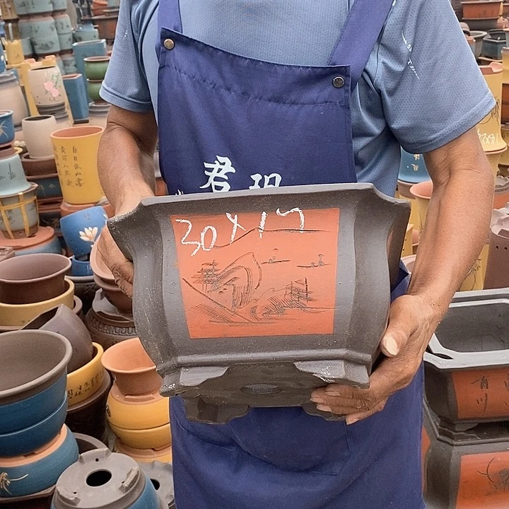 紫砂花盆紫砂花盆