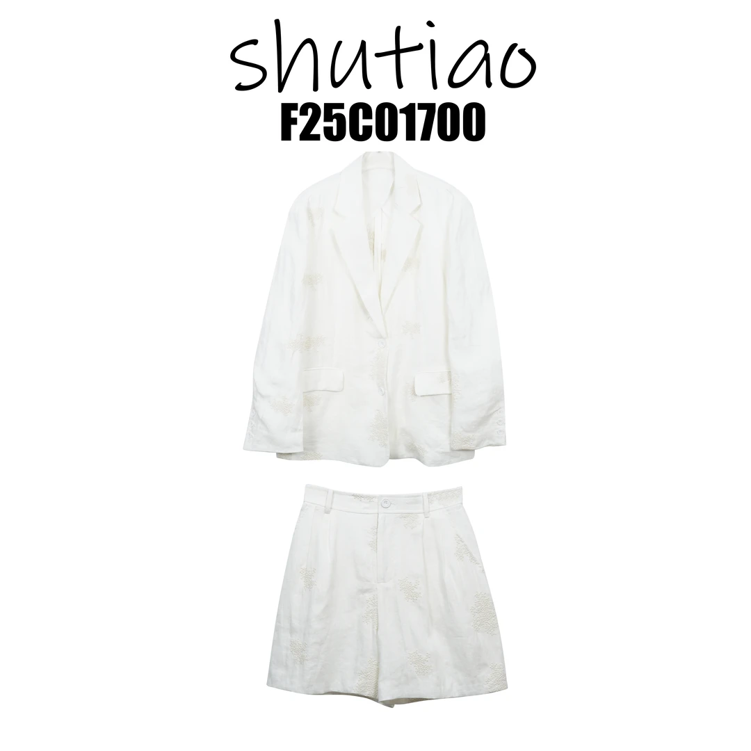 【SHUTIAO】2025夏季：新款小众设计款套装F25C01700