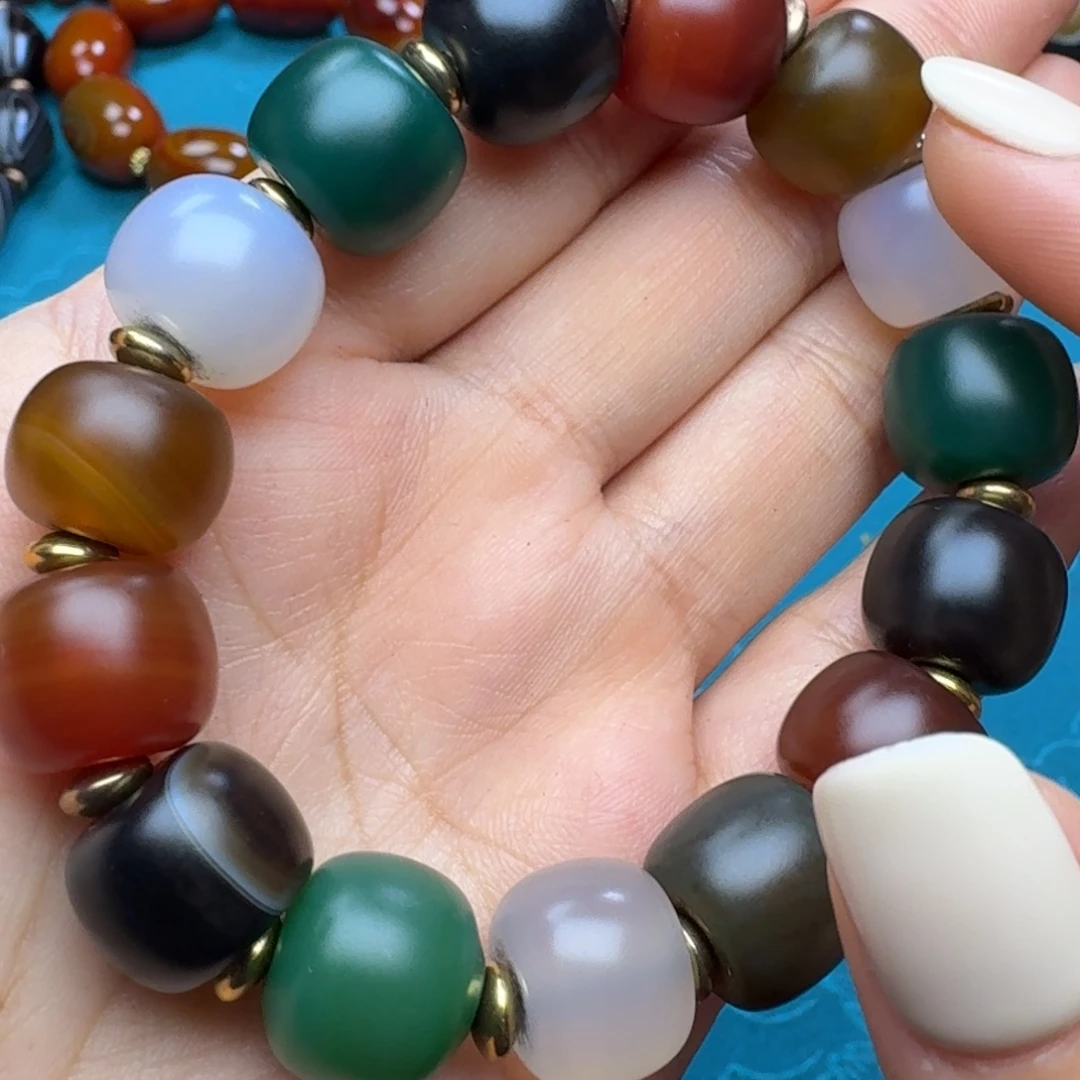 玛瑙/玉髓未镶嵌手链