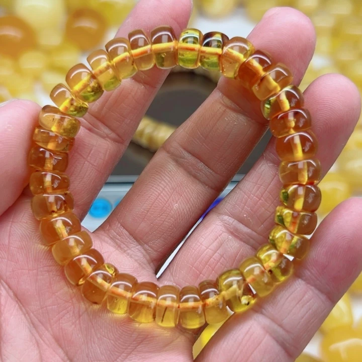 未镶嵌琥珀（矿物珀）裸石