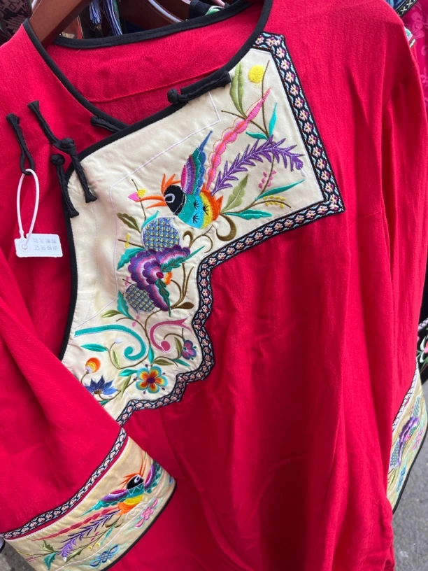 湘西苗族民族风刺绣上衣单衣