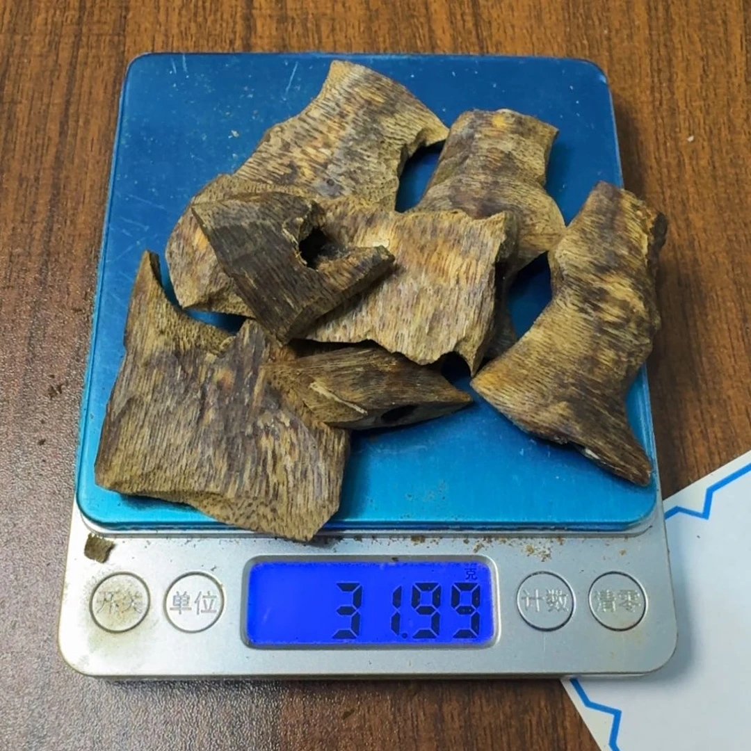沉香沉香碎屑陆河高油块料30g