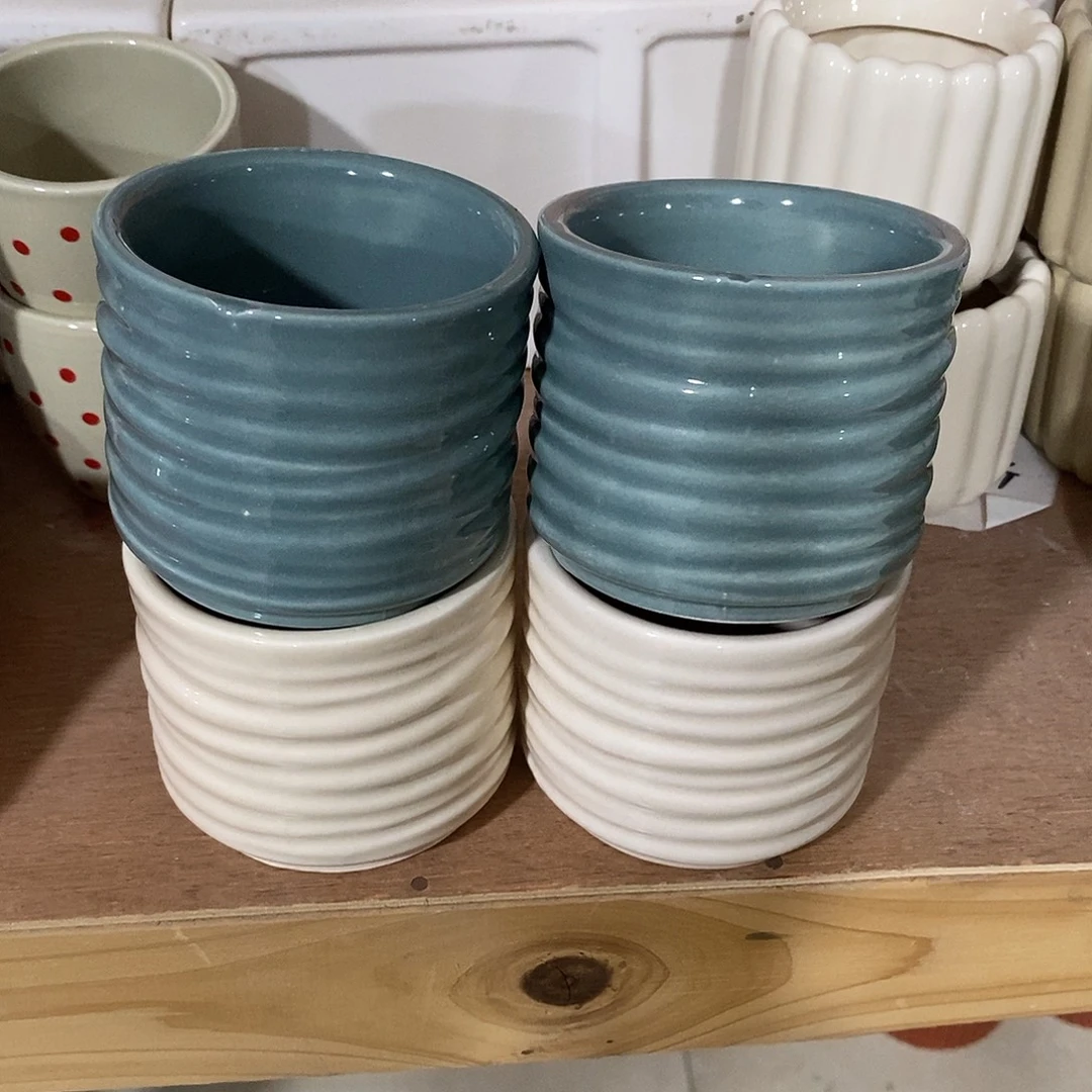 陶杯子陶盆有孔 瑕疵介意勿拍