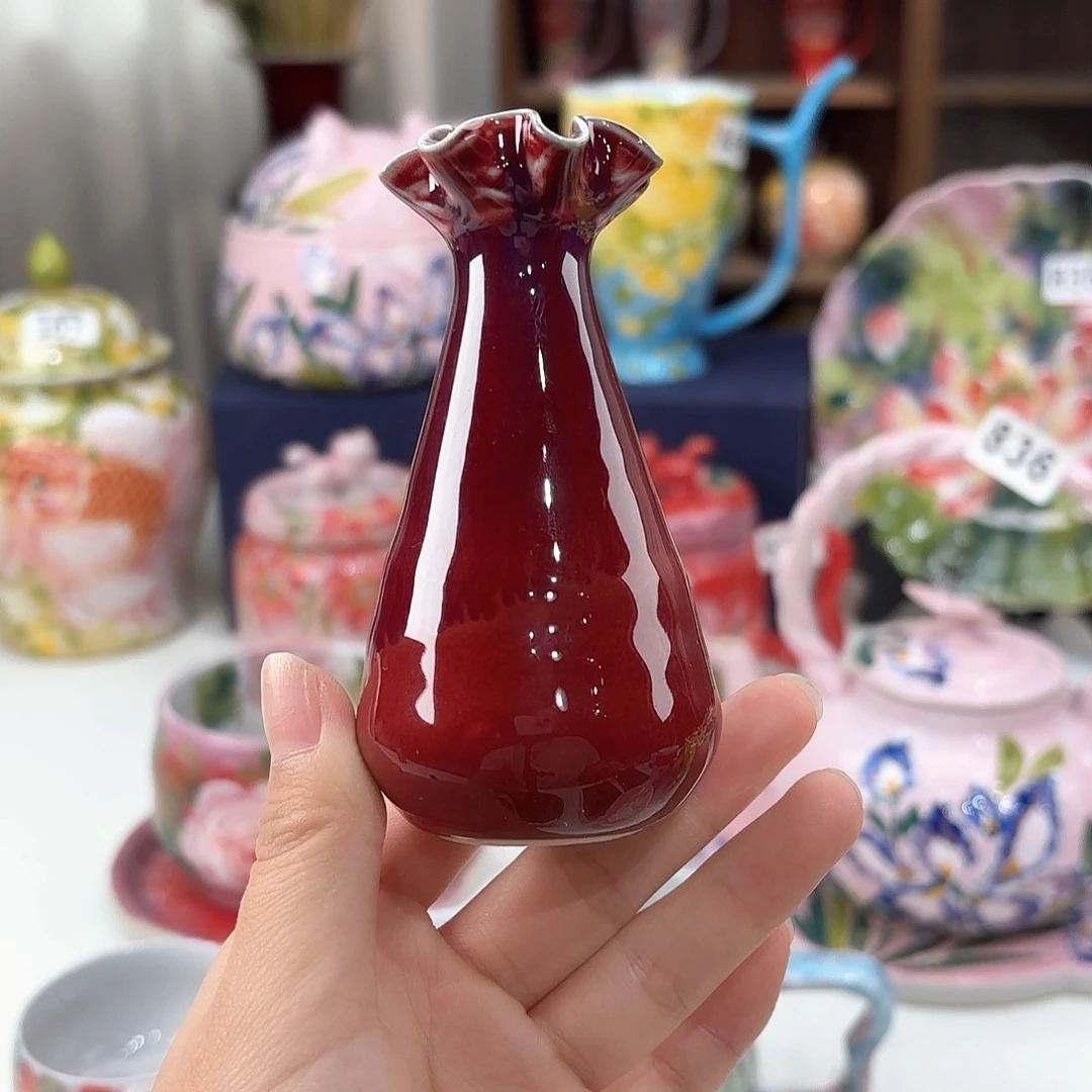 景德镇手绘高温釉下彩陶瓷茶具