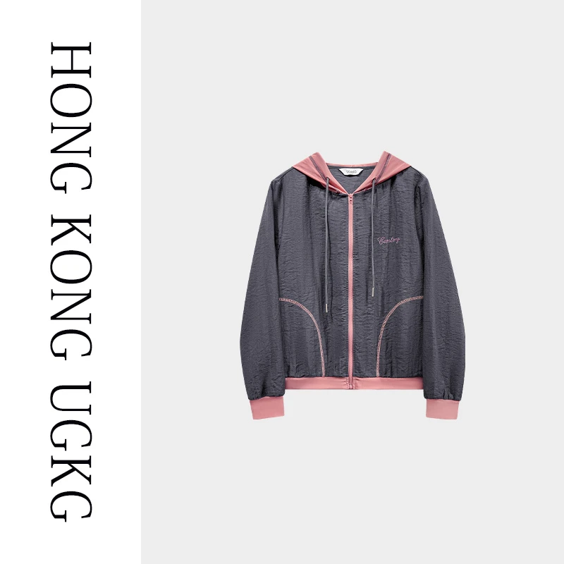 香港UGKG洋气夏装外套轻薄上衣中老年女装夏季防晒服73252LD147