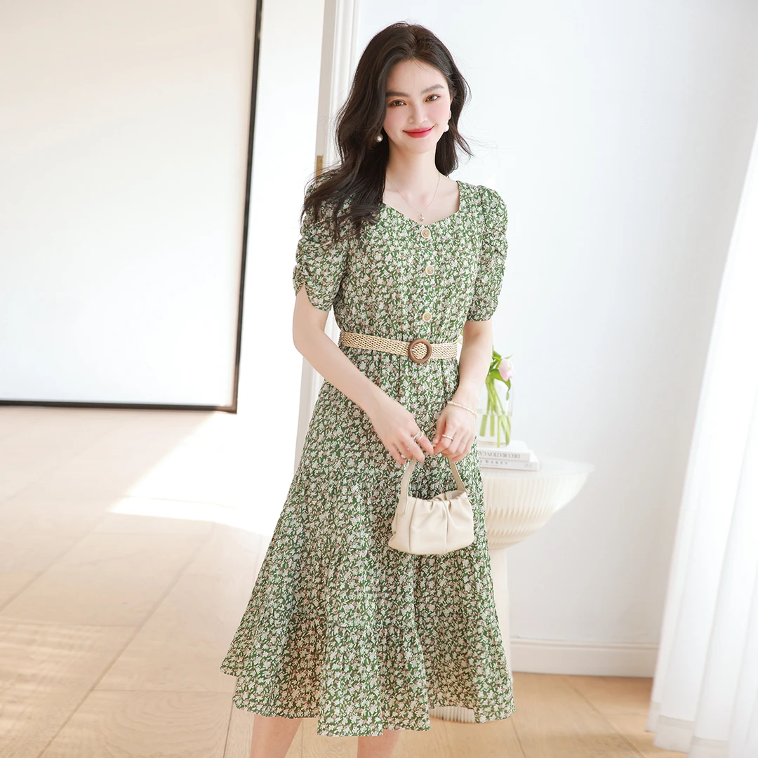 【小铃铛专属】高腰显瘦中长款连衣裙 AN23X1010