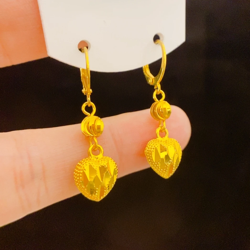 铜合金耳饰 原创【海洋之心】耳扣耳环时尚耳饰