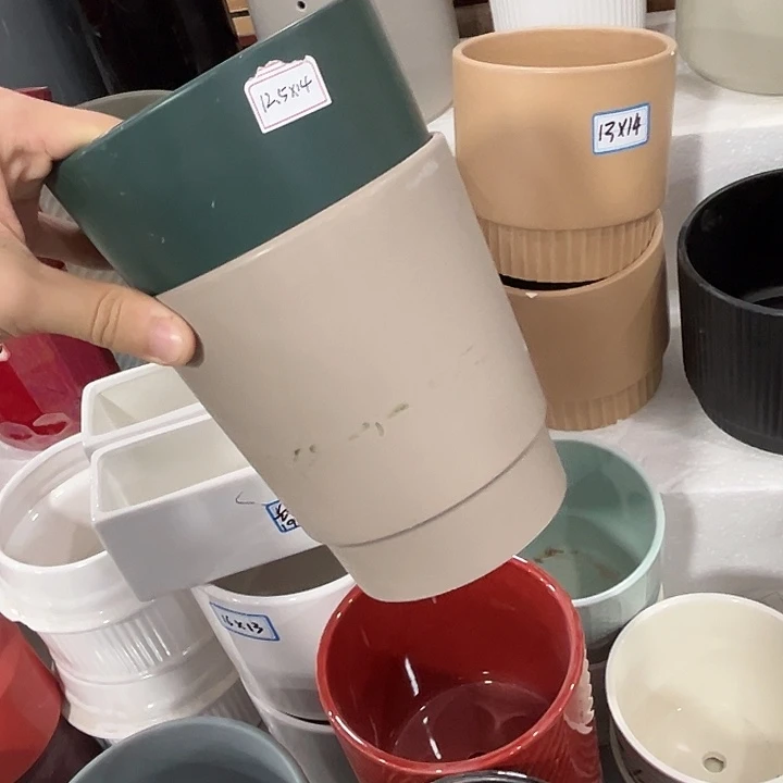 福利价陶瓷花盆全场10包邮