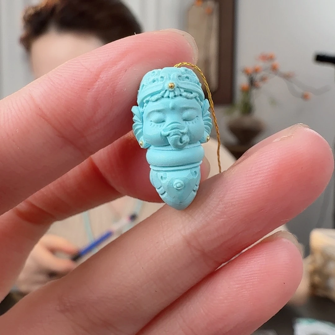 绿松石未镶嵌珠宝半成品