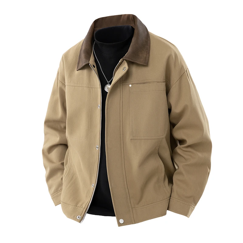 GTRT春秋外套男士新款休闲宽松夹克工装外套百搭潮流韩版休闲百搭