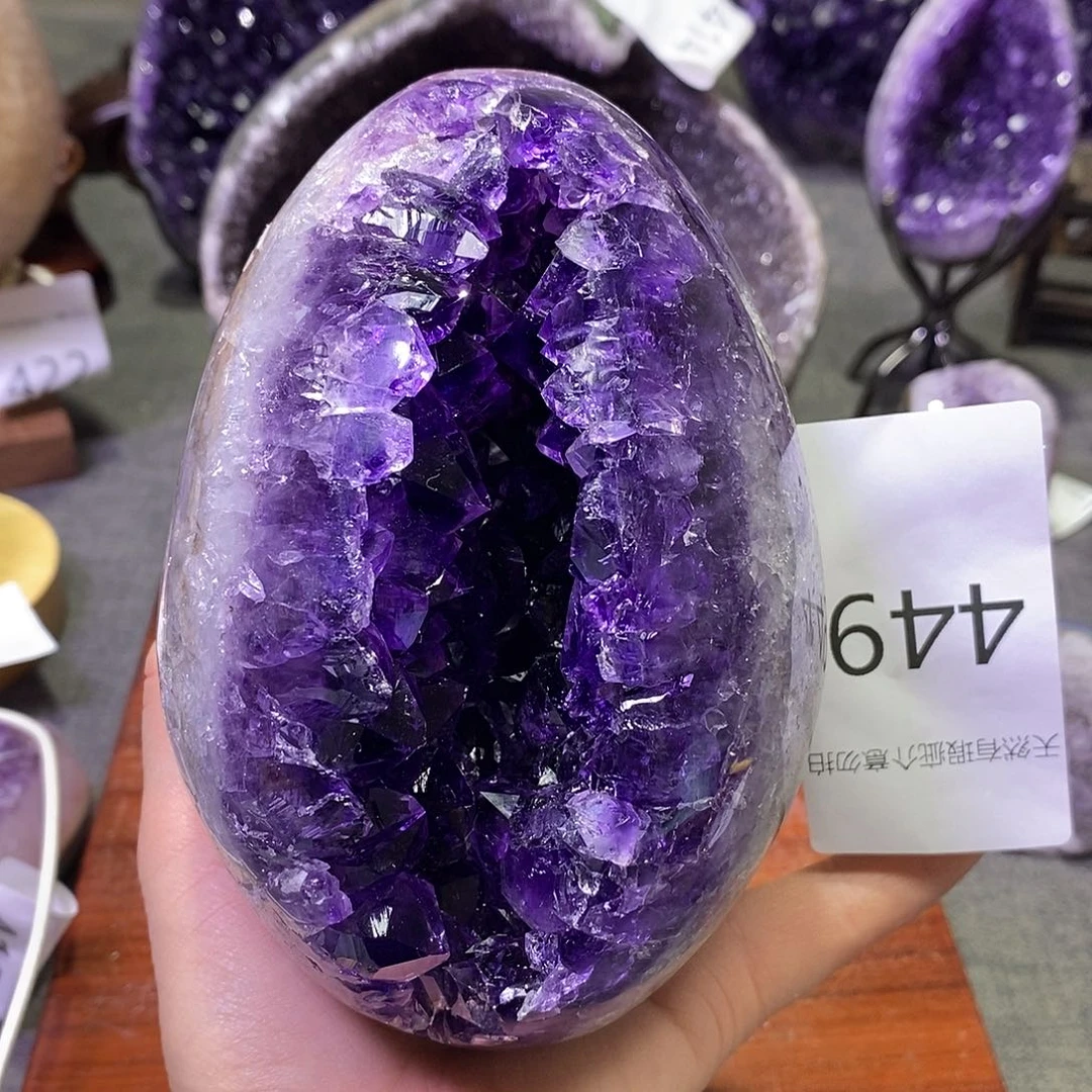 珠宝半成品未镶嵌紫晶