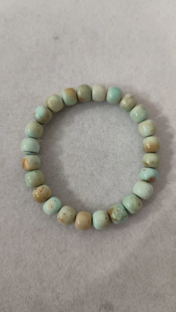 天然原矿绿松石单圈