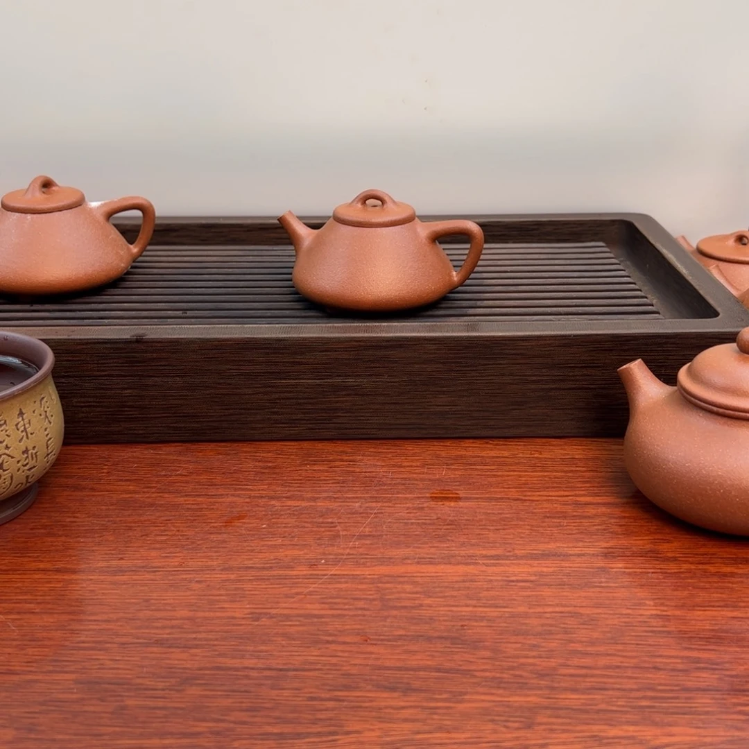茶壶紫砂微瑕，石瓢：100cc 精挑红降坡