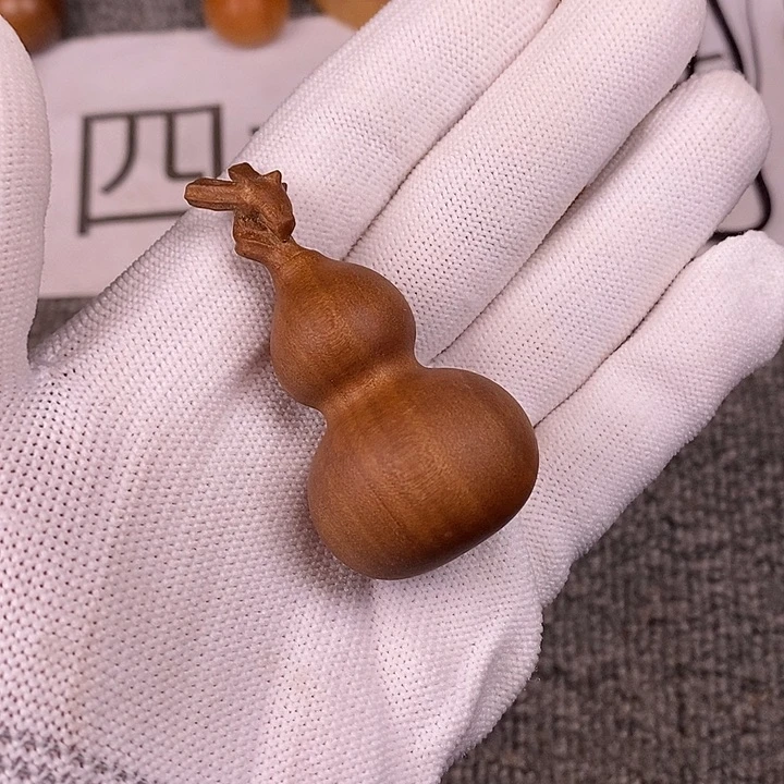 檀香木无事牌老山檀香黑肉龙头大葫芦