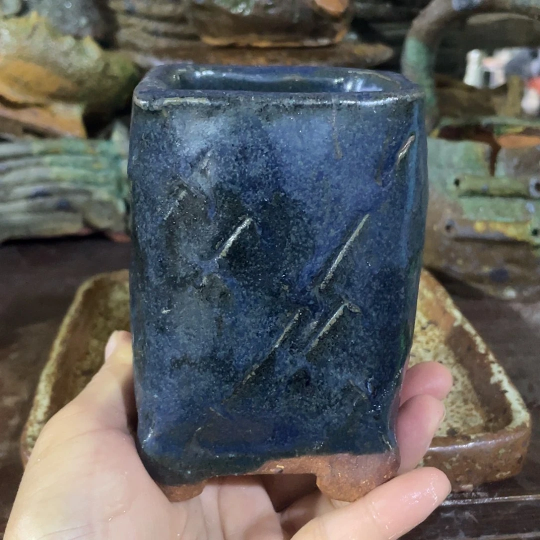 新店开业手工粗陶高温花盆