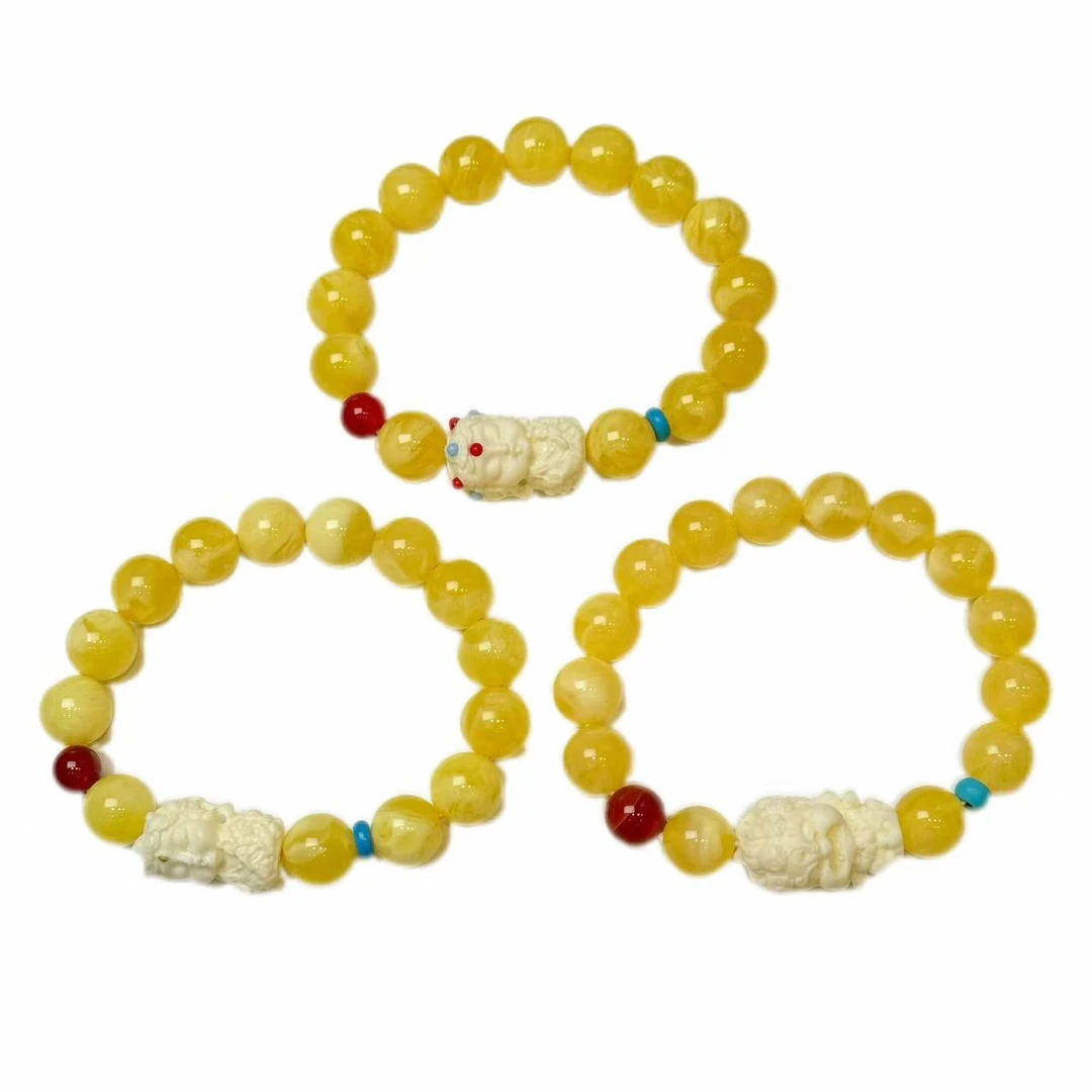 白花多宝DIY手串12mm（多样性发一件） A28-415