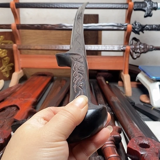 紫光檀木木90长苗刀