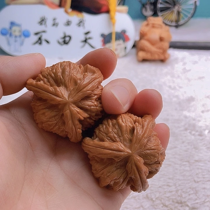 把件文玩核桃柴*爷三棱