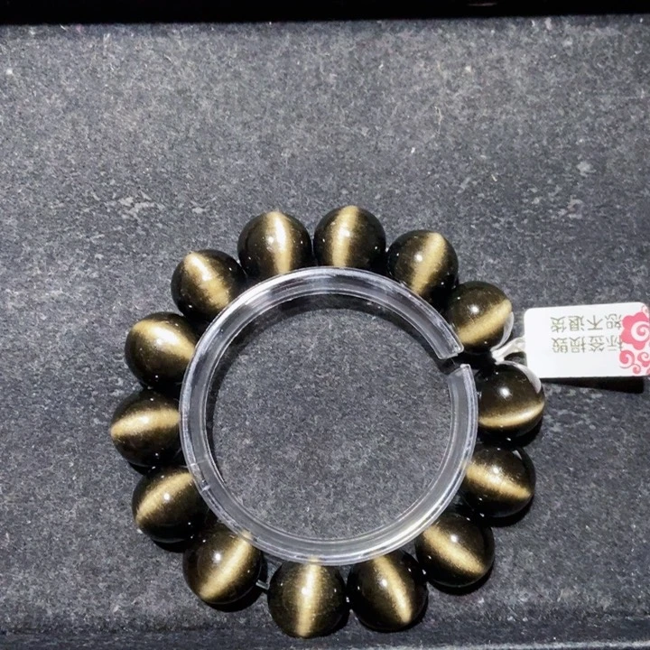 黑曜岩手链未镶嵌阿***0