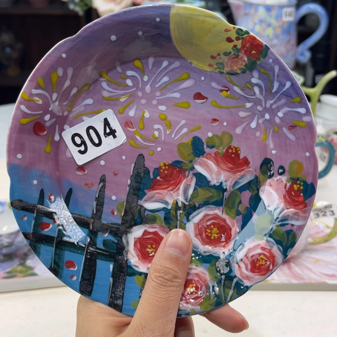 瓷片景德镇手工手绘陶瓷茶具