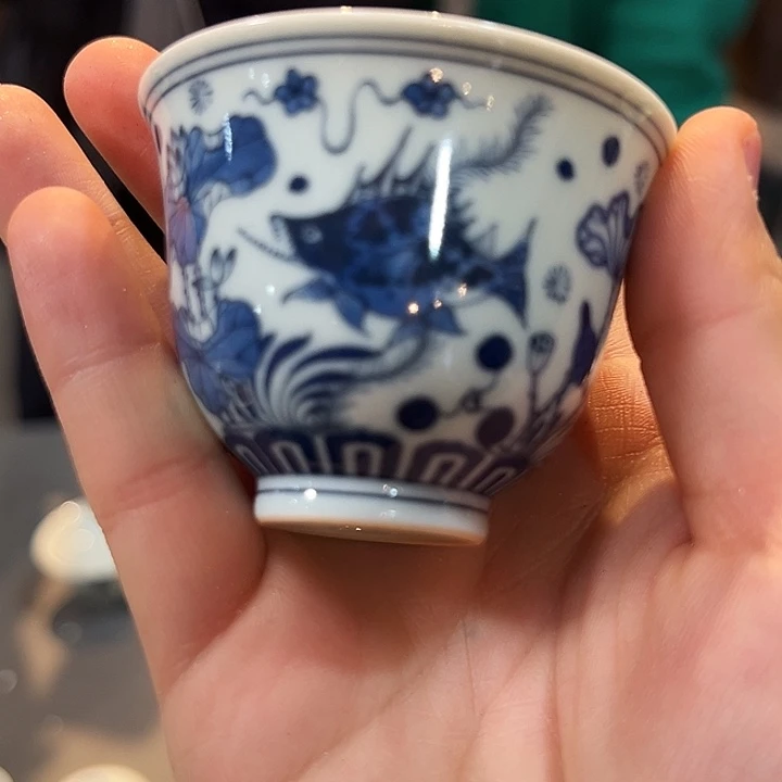 钟家窑柴窑山水杯杯杯