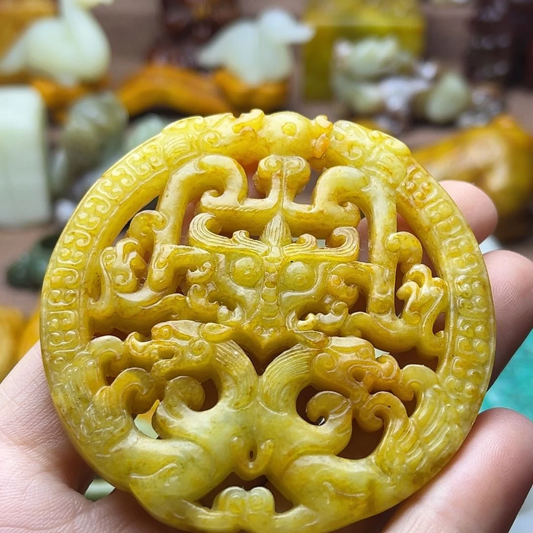 白玉菩提吊坠31。。
