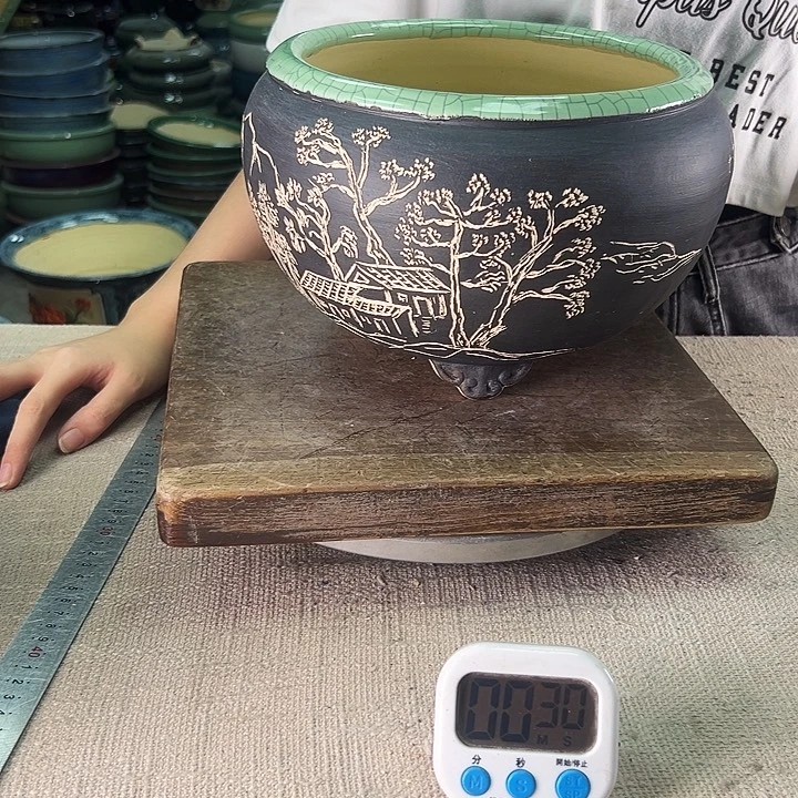 泳坤堂石湾盆陶瓷