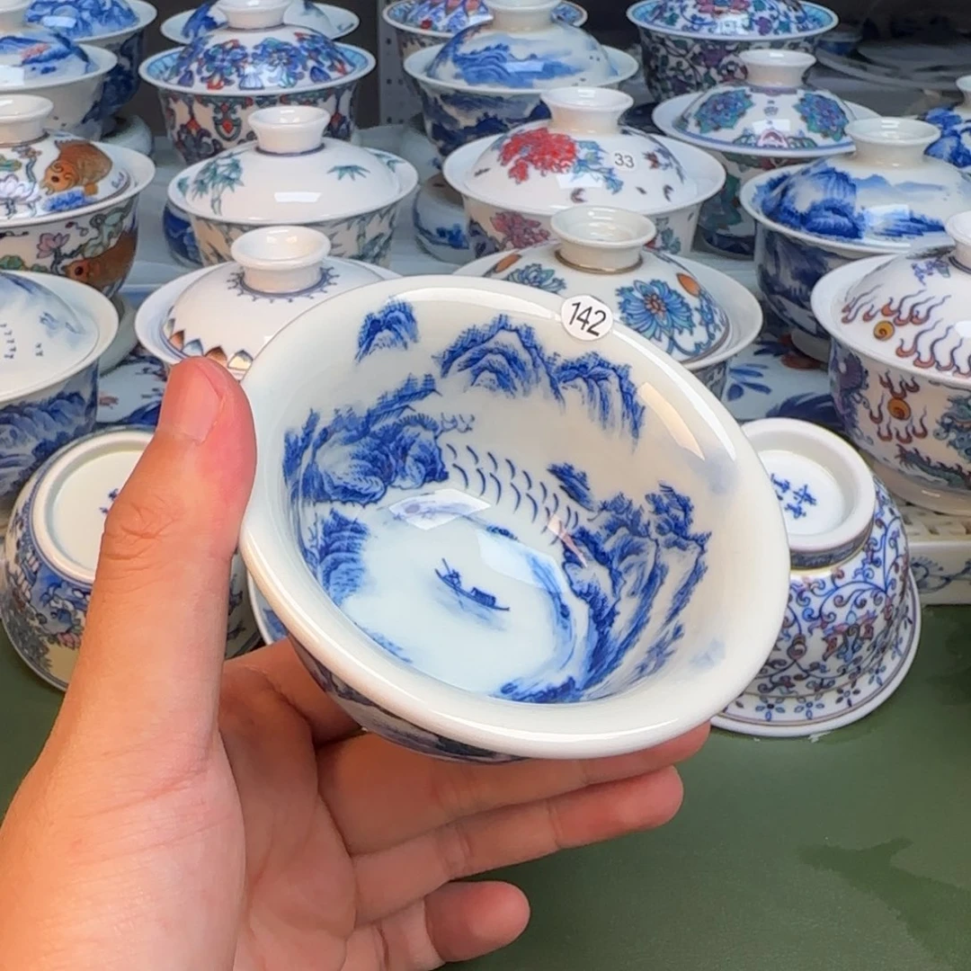 彦祖纯手工手绘茶具142