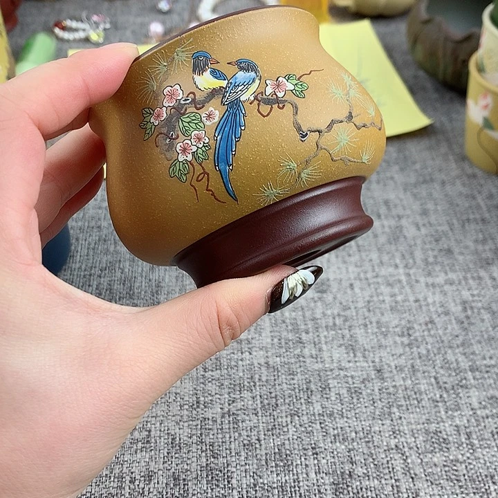 紫砂茶杯高端主人杯