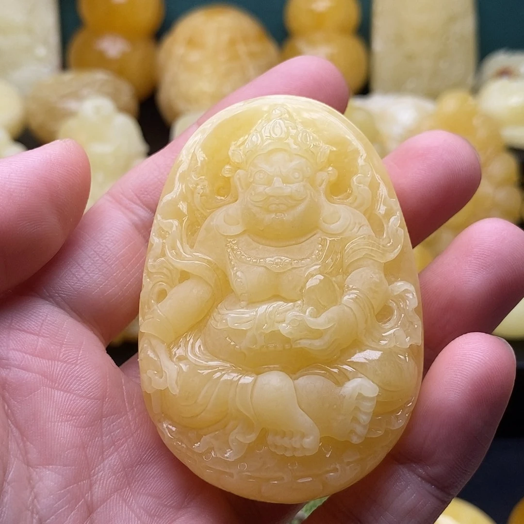 琥珀颈饰未镶嵌琥珀蜜蜡吊坠
