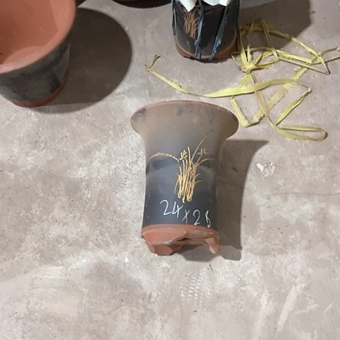 紫砂花盆兰花花盆一只