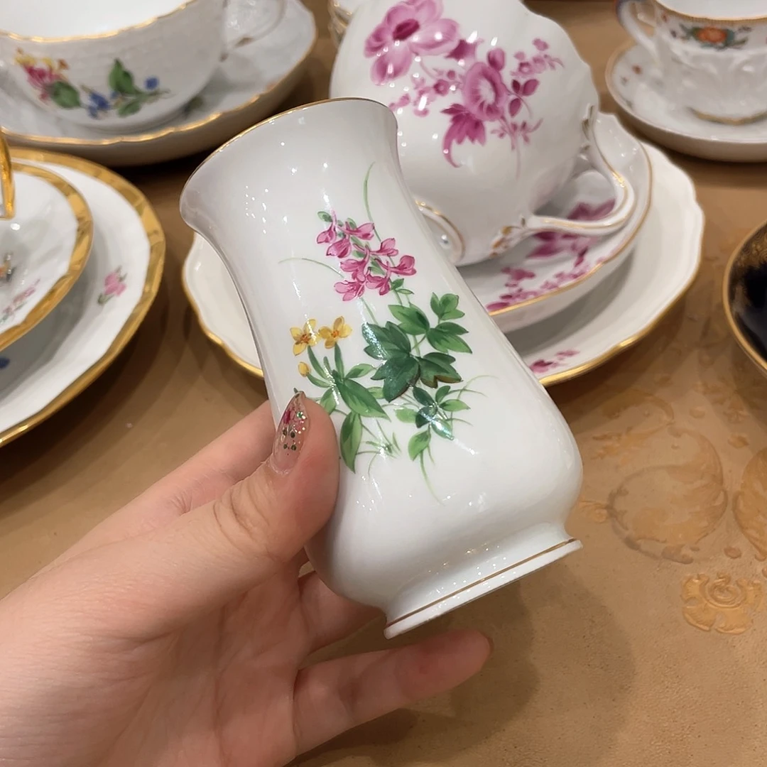 瓷片中古一等花瓶