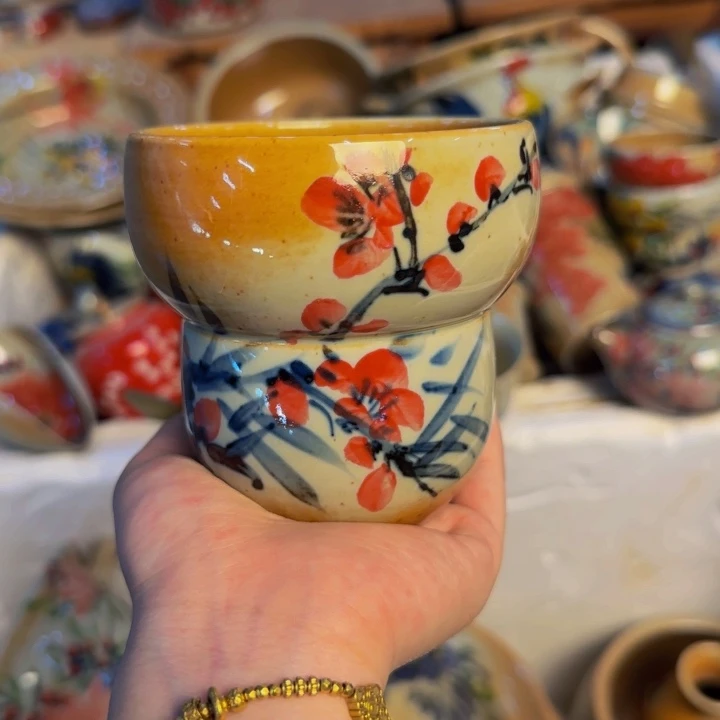 瓷片景德镇陶瓷手工手绘