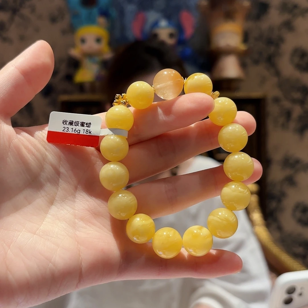 手链蜜蜡未镶嵌手串