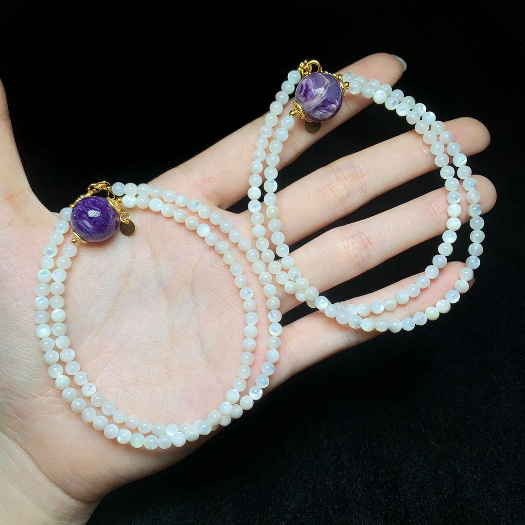 【云上叙】23 V20031 紫龙晶DIY项链 12.5mm多样性发一件（东哥）