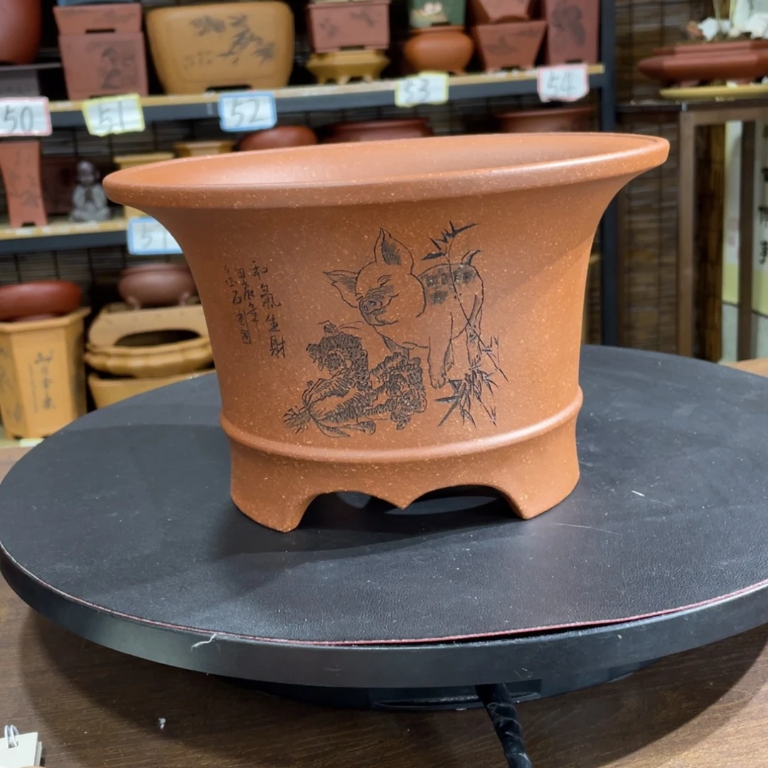 紫砂花盆紫砂花盆在这里